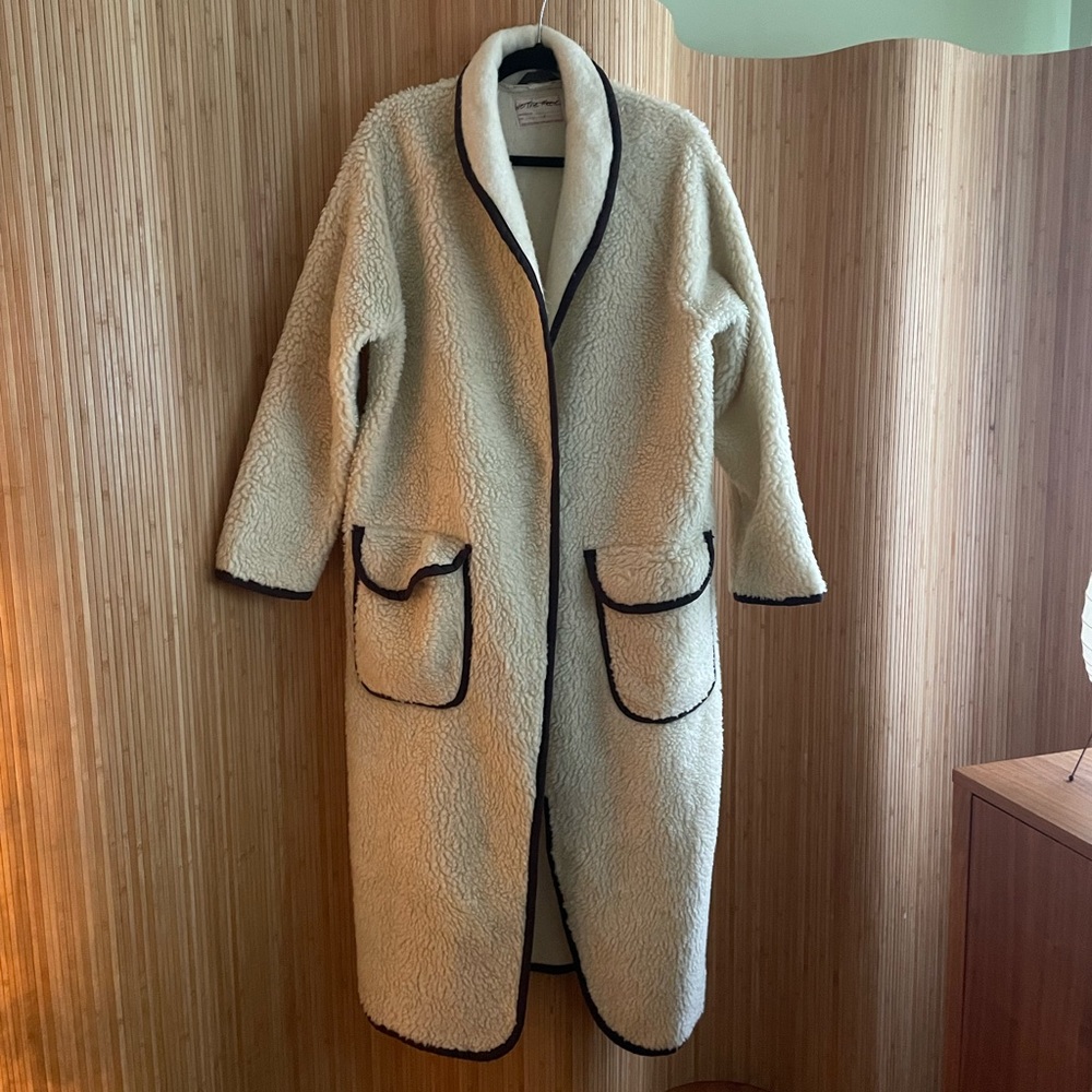 Free People fleece long line coat